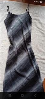 Mooie lange grijs zwarte 2 laags jurk  maat S, Ophalen of Verzenden, Zo goed als nieuw, Maat 36 (S), Greffine
