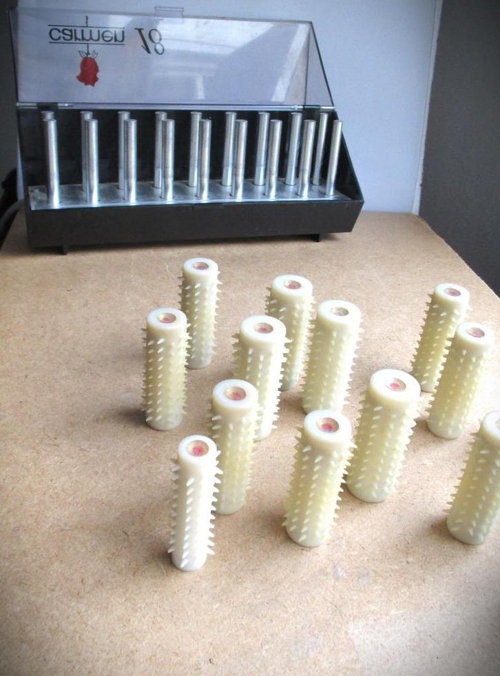 Carmen Krulset~Krulspelden set~jaren 70~Vintage werkt prima, Sieraden, Tassen en Uiterlijk, Uiterlijk | Haarverzorging, Gebruikt