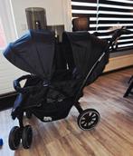 Deryan luxe Elena duo buggy / dubbele tandem buggy, Kinderen en Baby's, Buggy's, Ophalen, Nieuw, Regenhoes
