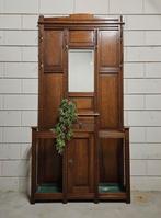 Antieke brocante Art Deco kapstok meubel vintage hal kast, Ophalen of Verzenden