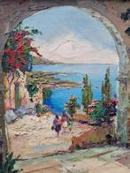 schilderij zeezicht in lijst camprio john bevort, Ophalen of Verzenden, 'T Olde Gre-j, Info@toldegrej.nl, Endepoelstraat 20f Didam