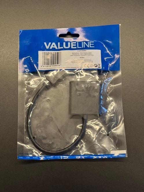 NIEUW! Valueline DisplayPort (M) naar VGA (F) Adapter, Computers en Software, Pc- en Netwerkkabels, Nieuw, Ophalen of Verzenden