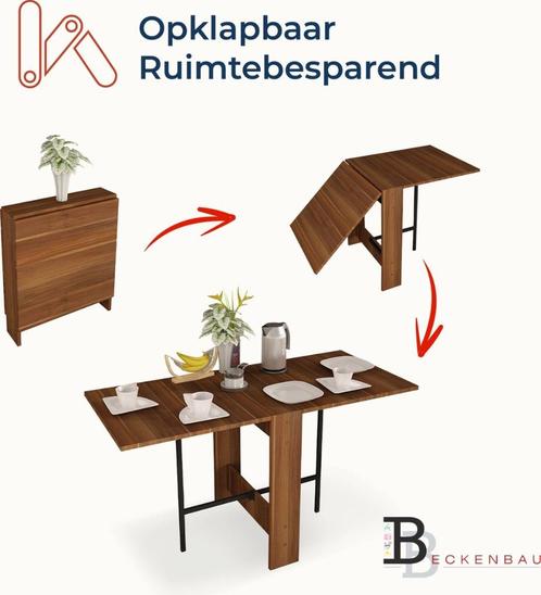 Eettafel - eettafel inklapbaar, Huis en Inrichting, Tafels | Eettafels, Gebruikt, 50 tot 100 cm, 50 tot 100 cm, Vier personen