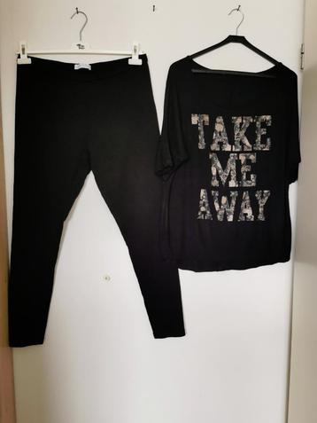 55 .. legging met shirt maat 44 beschikbaar voor biedingen