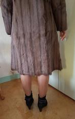 Winter jas, bont jas, Bontmantel grijs, Ophalen of Verzenden, Zo goed als nieuw, Maat 42/44 (L), Grijs