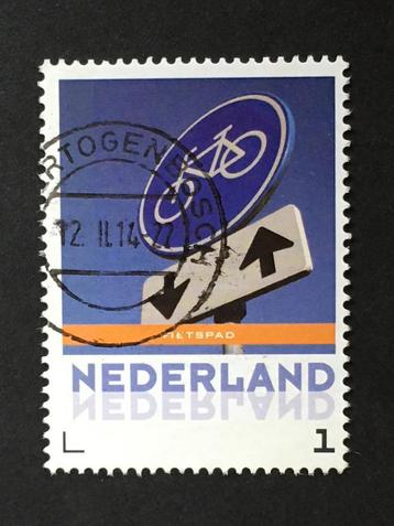 2190 Persoonlijke zegel - Fietspad - gestempeld beschikbaar voor biedingen