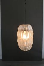Vintage kunststof hanglamp transparant, Huis en Inrichting, Lampen | Hanglampen, Kunststof, Gebruikt, Vintage, Ophalen of Verzenden