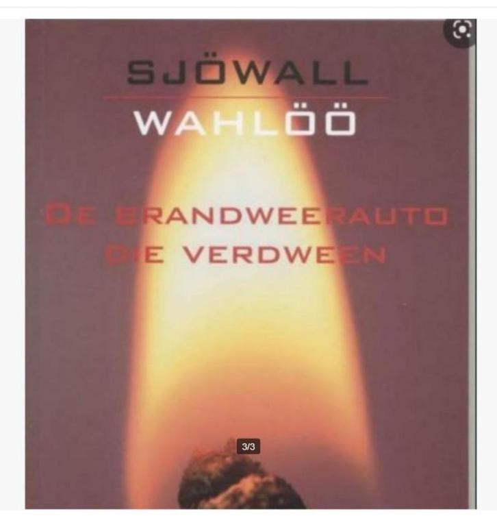 De brandweerauto die verdween - Maj Sjöwall en Per Wahlöö, Boeken, Thrillers, Gelezen, Scandinavië, Ophalen of Verzenden