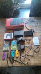 Nintendo Switch Bundel, Ophalen of Verzenden, Zo goed als nieuw, Met 3 controllers of meer, Switch Original