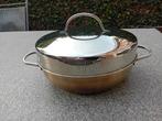 Demeyere Resto rookset specialties 3 ø 28 cm rvs 4-delig, Ophalen of Verzenden, Gebruikt, Overige materialen, Overige typen