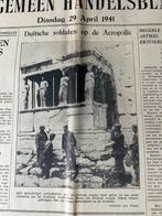 Duitse soldaten op de Acropolis 1941, Verzamelen, Ophalen of Verzenden, Nederland, Embleem of Badge
