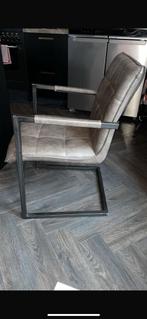 4 eetkamer stoelen, Huis en Inrichting, Stoelen, Ophalen, Zo goed als nieuw, Grijs, Vier