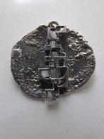 Vintage Brutalistische Hanger  handgemaakt studio-ontwerp, Ophalen of Verzenden, Zo goed als nieuw, Zilver, Overige materialen