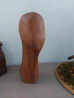 Massief houten design hoofd, Ophalen of Verzenden