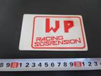 sticker WP racing suspension motor transparant, Ophalen, Zo goed als nieuw