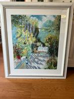 Groot schilderij Franse tuin La Provence, Ophalen