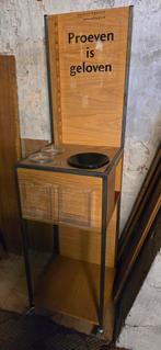 Unieke wijnproefkast - display & opbergmeubel in één, Gebruikt, Ophalen of Verzenden, 25 flessen of meer, 75 cm of meer