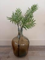 Glazen vaas met kunsttak, Huis en Inrichting, Woonaccessoires | Vazen, Ophalen, Overige kleuren, 50 tot 75 cm, Glas