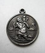 Zilveren hanger Sint Christoffel (8041-9), Antiek en Kunst, Antiek | Religie, Ophalen of Verzenden