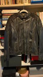 Leren jas, Milestone, donkerbruin, gevoerd. Maat L, Kleding | Dames, Jassen | Winter, Ophalen of Verzenden, Zo goed als nieuw