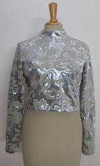 Prachtige pailletten bewerkte glamour top van Maje! S/M, Kleding | Dames, Tops, Overige kleuren, Verzenden, Nieuw, Lange mouw