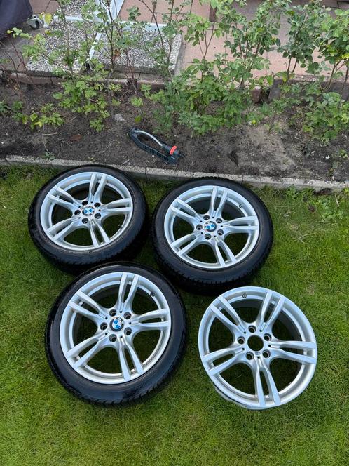 BMW 400M 18 inch velgen TMPS Continental winterbanden, Auto-onderdelen, Banden en Velgen, Banden en Velgen, Winterbanden, 18 inch