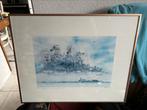 N. Karpov Nenad Karpov Schiphol grafiek litho paarden, Ophalen of Verzenden
