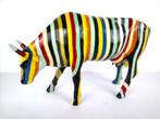 CowParade / Cow Parade Koe "Striped Cow" LARGE, Ophalen of Verzenden