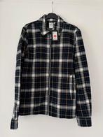 Gave NIEUWE blouse met rits - Refill - herenmaat S, Kleding | Heren, Overhemden, Ophalen of Verzenden, Zo goed als nieuw, Blauw