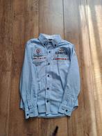 128 aeronautica bloesje, Ophalen of Verzenden, Zo goed als nieuw, Jongen, Overhemd of Blouse
