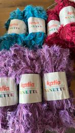 Katia ninette 3 rood/roze 2 Aquablauw en 6 paars, Ophalen of Verzenden