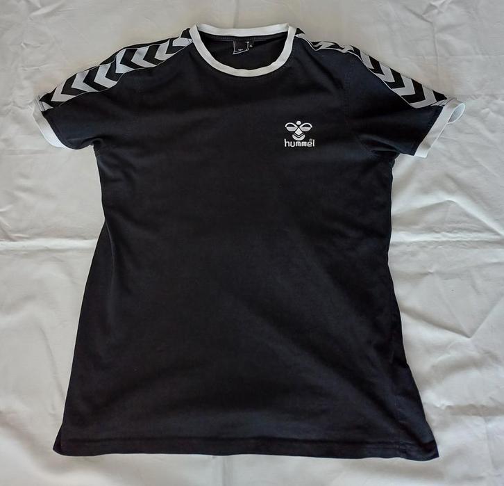Hummel Old School Davenport Slimfit Heren T-Shirt (M/L), Kleding | Heren, T-shirts, Zo goed als nieuw, Maat 52/54 (L), Zwart, Ophalen of Verzenden