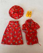 Sindy pedigree vintage set kleding rood jaren 70, Ophalen of Verzenden, Gebruikt, Kleertjes