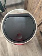 Prullenbak van brabantia, Ophalen, Zo goed als nieuw, Rvs, 50 tot 75 cm