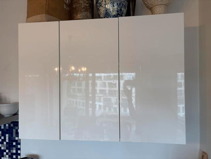 IKEA Keukenkast - Hoogglans Wit - 80x110x39cm, Huis en Inrichting, Kasten | Buffetkasten, Zo goed als nieuw, Minder dan 100 cm