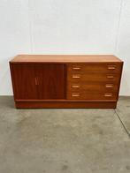 Vintage Deens Dressoir, Carlo Jensen voor Poul Hundevad 1960, Gebruikt, Ophalen of Verzenden, Poul Hundevad, Onbekend