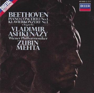 BEETHOVEN Piano concerto no. 1 CD ASHKENAZY MEHTA DECCA beschikbaar voor biedingen