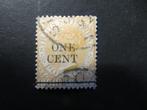 A03398: Straits Settlements QV 1 c CA, Ophalen of Verzenden