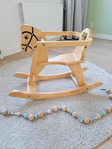 Houten hobbelpaard 2 in 1 beschikbaar voor biedingen