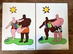 Zeefdruk set : Niki de Saint Phalle - Sur La Plage, Ophalen of Verzenden