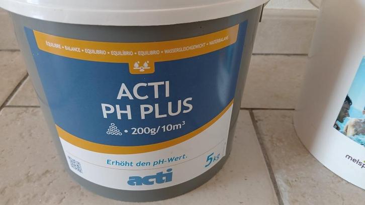 Acti pH+ Poeder 5KG NIEUW zwembad jacuzzi, Tuin en Terras, Zwembad-toebehoren, Nieuw, Reinigingsmiddel, Ophalen of Verzenden