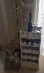 Riverdale  wijnkastje, Huis en Inrichting, Woonaccessoires | Wijnrekken, Ophalen, Hout, 75 cm of meer, 15 tot 25 flessen