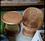 Rotan set stoel en tafel, Kinderen en Baby's, Ophalen, Gebruikt, Tafel(s) en Stoel(en)