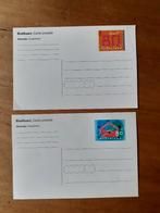 2 ongebruikte briefkaarten, Nederland, Ophalen of Verzenden, Na 1940, Postfris