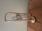 Duitse cylinder bes concerttrompet., Ophalen of Verzenden, Gebruikt, Bes-trompet