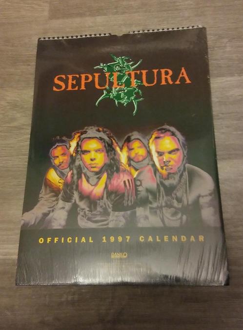 Sepultura 1997 97 muziek vintage metal hardrock kalender, Verzamelen, Muziek, Artiesten en Beroemdheden, Zo goed als nieuw, Ophalen of Verzenden