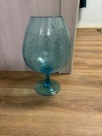 Vase vintage blue, Huis en Inrichting, Woonaccessoires | Vazen, Ophalen, Blauw, Minder dan 50 cm, Glas
