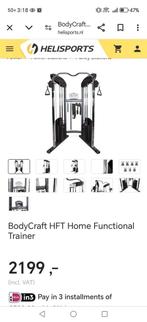 العنوان

BodyCraft HFT Home Functional Trainer, Ophalen of Verzenden, Zo goed als nieuw
