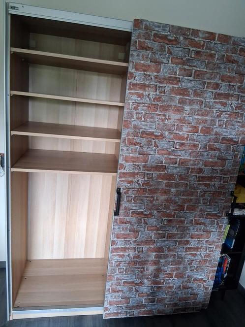 Kast met Hasvik deuren, Huis en Inrichting, Kasten | Boekenkasten, Zo goed als nieuw, 200 cm of meer, 50 tot 75 cm, Ophalen