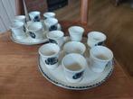 Servies Societe Ceramique Landschap., Antiek en Kunst, Antiek | Servies compleet, Ophalen